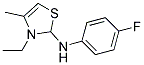 ETHYL 2-(4-FLUORO-PHENYLAMINO)-4-METHYL-THIAZOLE- Struktur