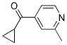 CYCLOPROPYL-(2-METHYL-4-PYRIDINYL)-METHANONE Struktur