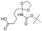 BOC-DL-2-AMINO-1,3-DIOXOLANE-2-PENTANOIC ACID Struktur