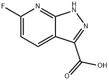 6-FLUORO-1H-PYRAZOLO[3,4-B]PYRIDINE-3-CARBOXYLIC ACID Struktur