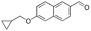 6-(CYCLOPROPYLMETHOXY)-2-NAPHTHALDEHYDE Struktur