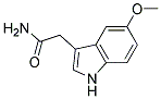 5-METHOXY-3-INDOLEACETAMIDE Struktur