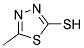 5-MERCAPTO-2-METHYL-1,3,4-THIADIAZOLE Struktur