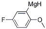 5-FLUORO-2-METHOXYPHENYLMAGNESIUM Struktur