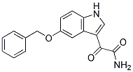 5-BENZYLOXY-3-INDOLEGLYOXYLAMIDE Struktur