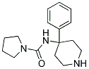 4-PHENYL-4-PYRROLIDINAMIDOPIPERIDINE Struktur