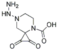 4-HYDRAZINOOXALYL-PIPERAZINE-1-CARBOXYLIC ACID Struktur