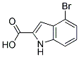 4-BROMOINDOLE-2-CARBOXYLIC ACID Struktur