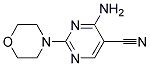 4-AMINO-2-MORPHOLINO-5-PYRIMIDINECARBONITRILE Struktur