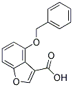 4-(BENZYLOXY)BENZOFURAN-3-CARBOXYLIC ACID Struktur