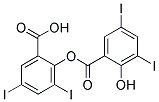 3,5-DIIODOSALICYLIC ACID, (3,5-DIIODO-2-HYDROXYBENZOIC ACID) Struktur