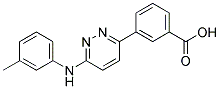 3-(6-(M-TOLYLAMINO)PYRIDAZIN-3-YL)BENZOIC ACID Struktur