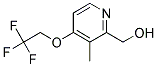 [3-METHYL-4-(2,2,2-TRIFLUOROETHOXY)2-PYRIDINYL] METHANOL Struktur