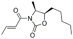 (N-CROTONYL)-(4S,5R)-4-METHYL-5-PHENTYL-2-OXAZOLIDINONE Struktur