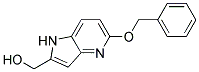 (5-(BENZYLOXY)-1H-PYRROLO[3,2-B]PYRIDIN-2-YL)METHANOL Struktur