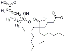 BIS(2-ETHYLHEXYL)ADIPATE (ADIPATE-13C6) SOLUTION 100UG/ML IN N-NONANE 1.2ML Struktur