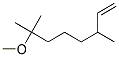 7-METHOXY-3,7-DIMETHYLOCT-1-ENE, TECH Struktur