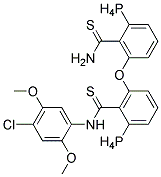 N-(4-CHLORO-2,5-DIMETHOXYPHENYL)(OXO)DIPHENYLPHOSPHORANECARBOTHIOAMIDE, TECH Struktur