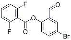 4-BROMO-2-FORMYLPHENYL 2,6-DIFLUOROBENZOATE, TECH Struktur