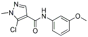 5-CHLORO-N-(3-METHOXYPHENYL)-1-METHYL-1H-PYRAZOLE-4-CARBOXAMIDE, TECH Struktur