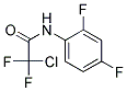 N1-(2,4-DIFLUOROPHENYL)-2-CHLORO-2,2-DIFLUOROACETAMIDE, TECH Struktur