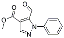 METHYL 5-FORMYL-1-PHENYL-1H-PYRAZOLE-4-CARBOXYLATE Struktur