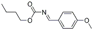 (4-METHOXY-BENZYLIDENE)-CARBAMIC ACID BUTYL ESTER Struktur