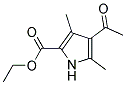 ETHYL 4-ACETYL-3,5-DIMETHYL-PYRROLE-2-CARBOXYLATE Struktur