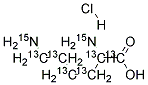 L-LYSINE-13C6 15N2 HCL 98 ATOM % 13C 9 Struktur