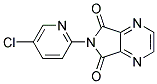 6-(5-CHLOROPYRIDIN-2-YL)- 6,7-DIHYDRO-5H-PYRROLO[3,4-B]PYRAZIN-5,7-DIONE Struktur