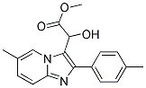 METHYL A-HYDROXY-6-METHYL-2-(4-METHYLPHENYL)-IMIDAZO[1,2-A]PYRIDINE-3-ACETATE Struktur