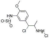 3-CHLORO-3-(4'-METHOXY-3'-SULFONAMIDOPHENYL)-2-PROPYLAMINE, HYDROCHLORIDE Struktur