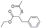 ETHYL R-2-ACETYLTHIO-3-PHENYLPROPIONATE Struktur