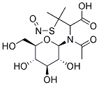 N-(B-D-GLUCOPYRANOSYL)-S-NITROSO-N-ACETYL-D,L-PENICILLAMINE Struktur