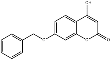 4-HYDROXY-7-BENZYLOXYCOUMARIN Struktur