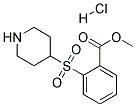 METHYL 2-(PIPERIDIN-4-YL SULPHONYL)BENZOATE HYDROCHLORIDE Struktur