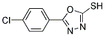 5-(4-CHLOROPHENYL)-1,3,4-OXADIAZOLE-2-THIOL 95+% Struktur