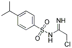 N1-(2-CHLOROETHANIMIDOYL)-4-ISOPROPYLBENZENE-1-SULPHONAMIDE Struktur