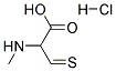 3-THIO-2-(METHYLAMINO)PROPANOIC ACID HYDROCHLORIDE Struktur