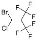 3-BROMO-3-CHLORO-2-(TRIFLUOROMETHYL)-1,1,1-TRIFLUOROPROPAN Struktur