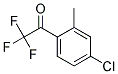 4'-CHLORO-2'-METHYL-2,2,2-TRIFLUOROACETOPHENON Struktur