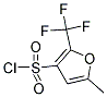 5-METHYL-2-(TRIFLUOROMETHYL)-3-FURANSULPHONYL CHLORIDE Struktur