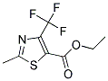 ETHYL 2-METHYL-4-(TRIFLUOROMETHYL)-5-THIAZOLECARBOXYLAT Struktur