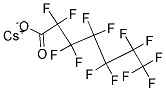 CAESIUM PERFLUOROHEPTANOATE, 5MM Struktur