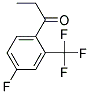 4'-FLUORO-2'-(TRIFLUOROMETHYL)PROPIOPHENON Struktur