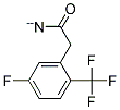 5-FLUORO-2-(TRIFLUOROMETHYL)PHENYLACETONITRIL Struktur