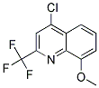 4-CHLORO-8-METHOXY-2-(TRIFLUOROMETHYL)QUINOLIN Struktur