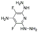 4-AMINO-3,5-DIFLUORO-2,6-DIHYDRAZINOPYRIDIN Struktur