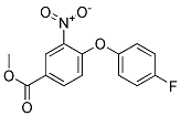 METHYL 4-(4-FLUOROPHENOXY)-3-NITROBENZOAT Struktur