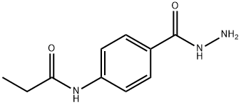 N-[4-(HYDRAZINOCARBONYL)PHENYL]PROPANAMIDE Struktur